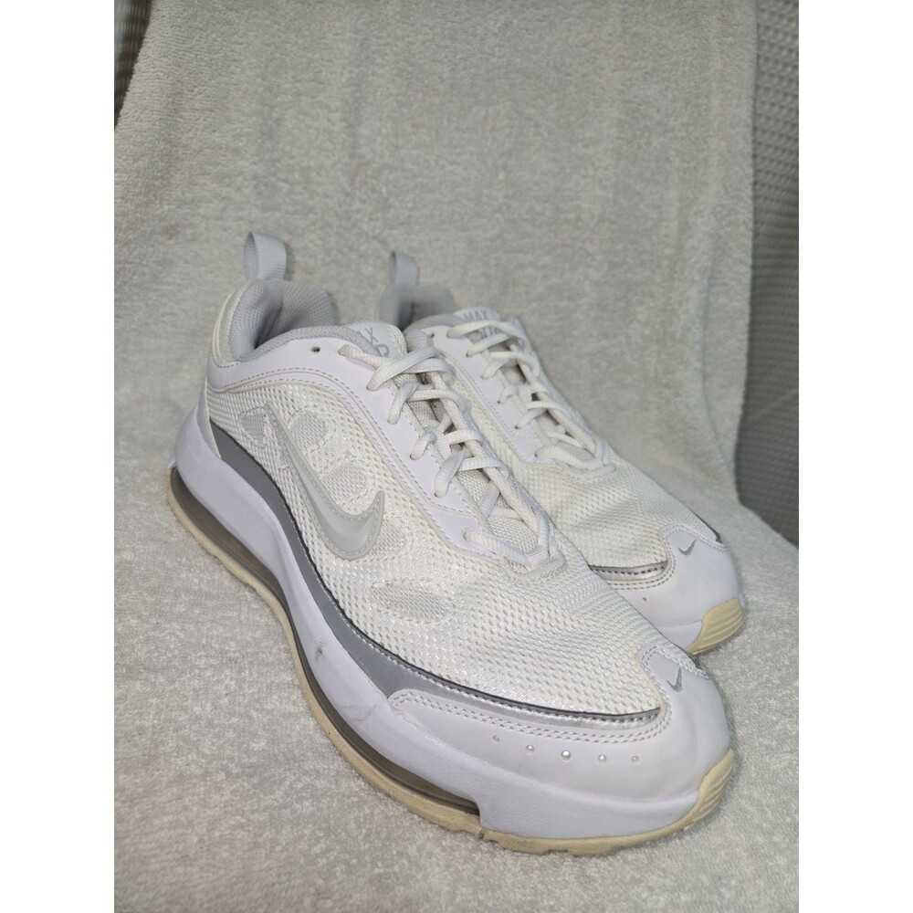 Nike Air Max AP White Metallic Platinum Women’s Running Shoes CU4870-102 Size 10